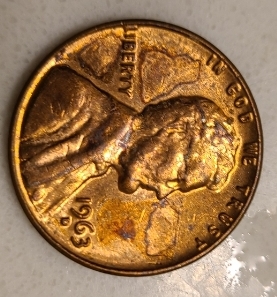 1963-D-Penny-With-Odd-Marks?