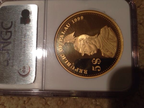 1999-Palau-G-$5-German-Samoa-KM-22A-PF-70-Ultra-Cameo-NGC