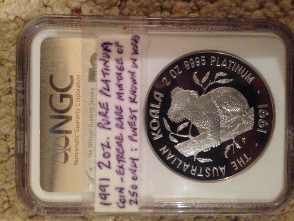 1991-Australia-P$500-Koala-PF68-Ultra-Cameo