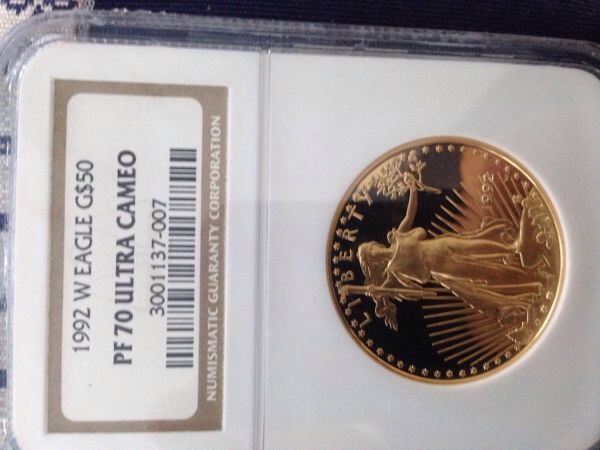1992-Gold-Eagle-$50-Ncg-PF70