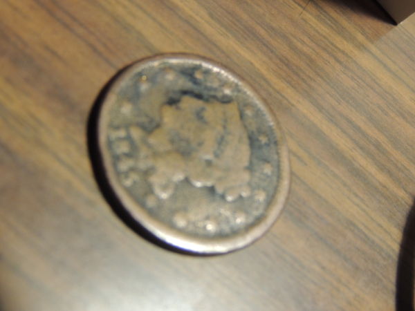 1845-Large-Cent-Cracked-Die-Plus-Plancket-Error?