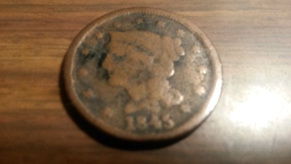 1845-Large-Cent-Cracked-Die-Plus-Plancket-Error?