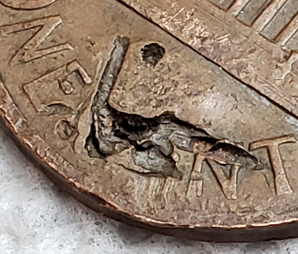 1968-Lincoln-Cent-Strike-Through?-I've-Never-Seen-Damage-Quite-Like-It.