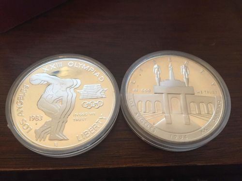 1983/4-2-Set-Olympic-Coin-Value...