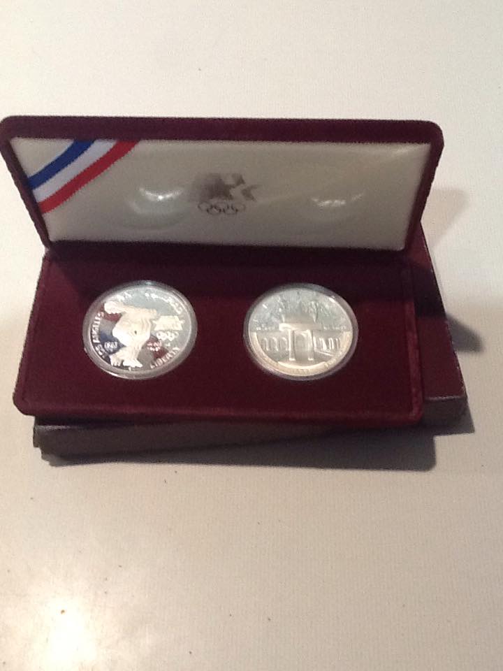 1983/4-2-Set-Olympic-Coin-Value...