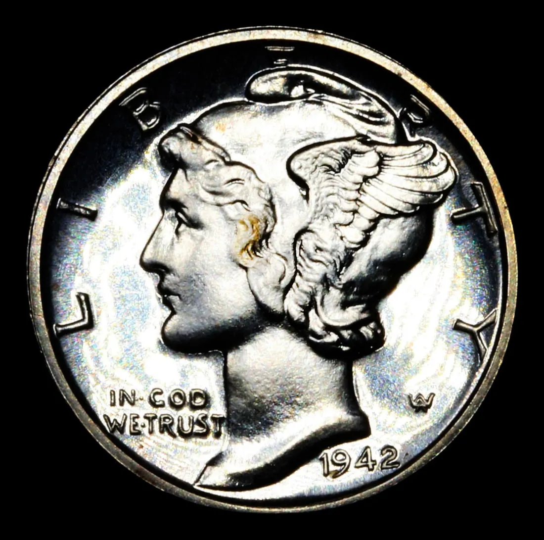 1940-And-1942-Mercury-Dime-Proof