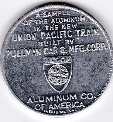 Union-Pacific-Token/Commemorative-Medal