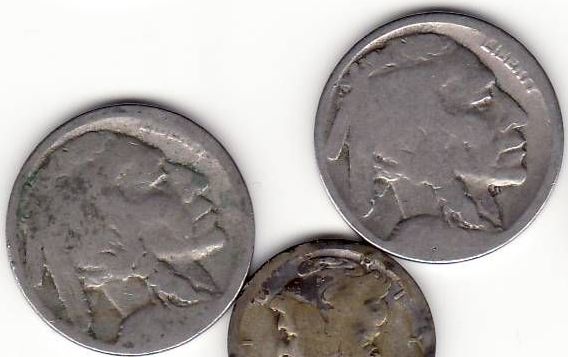 Buffalo-Nickels---Worthless...