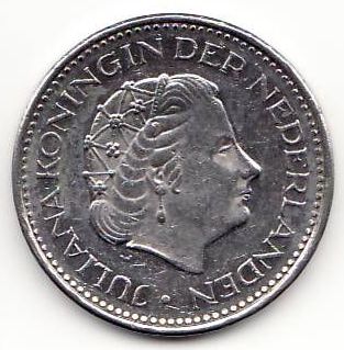 Dutch-One-Guilder-Nickel---1977