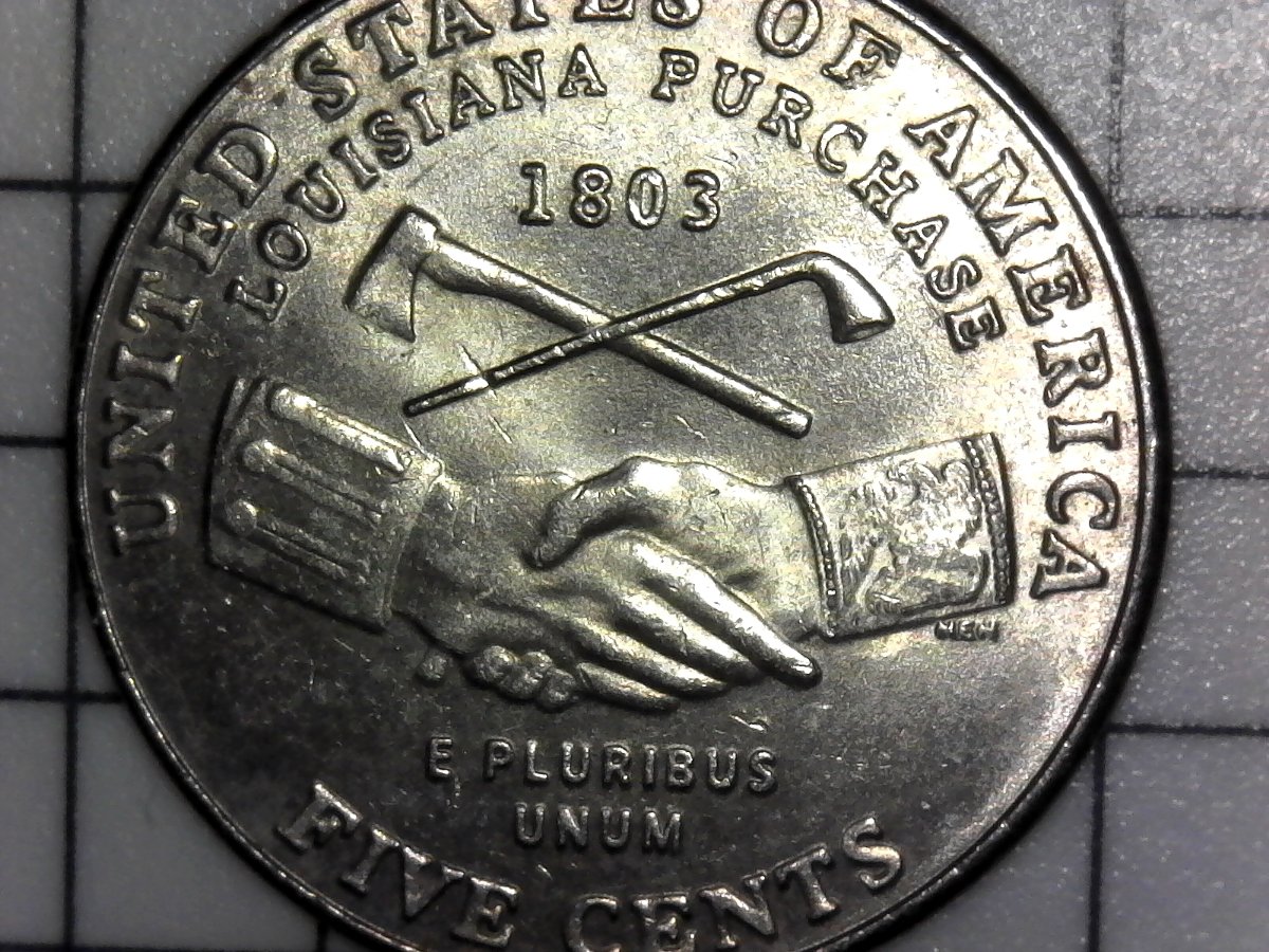 2004-Jefferson-Nickel-Struck-Through-Grease