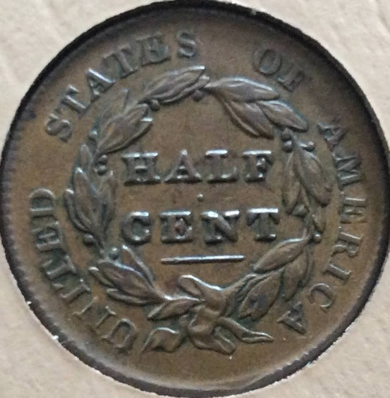 1829-Classic-Head-Half-Cent-For-Grading