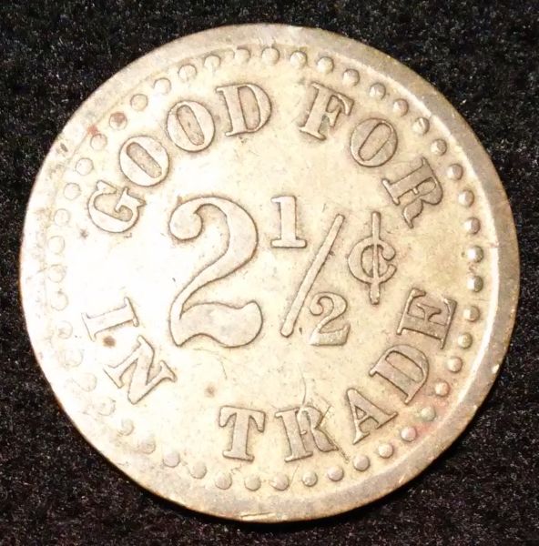 LA-Estrella-2-1/2-Cent-Token---Unique!-Can't-Find-Another