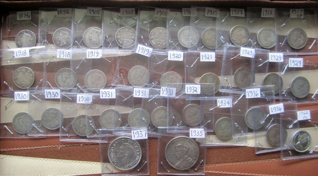 Just-Having-A-Mess-Of-Silver-Coins!!
