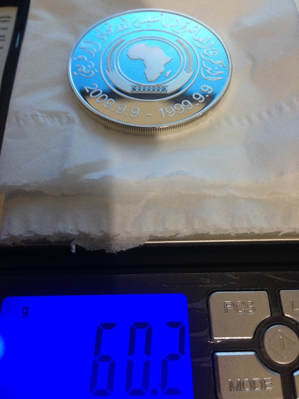 Qaddafi-60-Gram-Silver-Coin-Medal-?