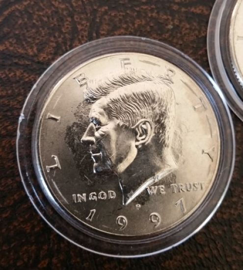 1997-P-50c.-Type-Of-Die-Deterioration?-Same-On-2-Coins