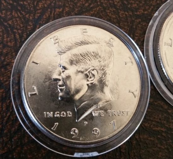 1997-P-50c.-Type-Of-Die-Deterioration?-Same-On-2-Coins