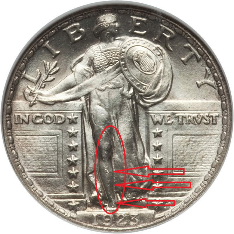 1923-Standing-Liberty-25c-Vs.-NGC,-@childofthewheat-: