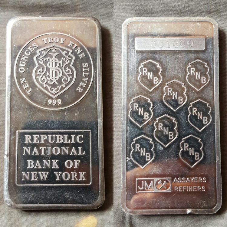 10-And-5-Oz-Johnson-Matthey-Republic-Bank-Of-New-York-Silver-Bars.