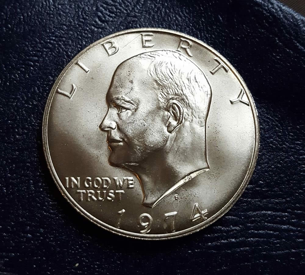 1974-S-Eisenhower-Dollar.-Grade-Please.