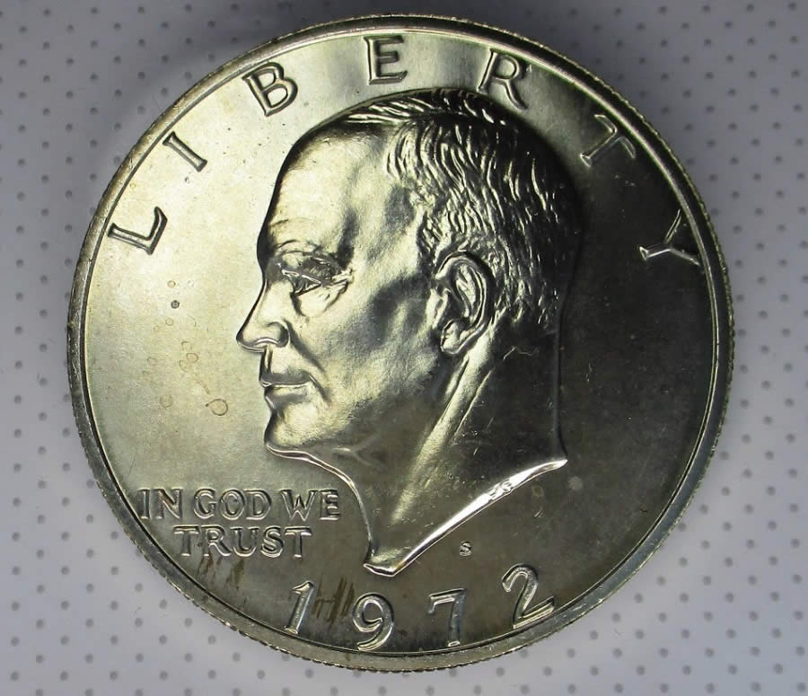 1972-S-Sb-Ike-Dollar,-Peg-Leg,-DDO,-DDR?