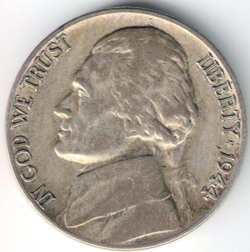1944-P-Jefferson-War-Nickel---Die-Crack?