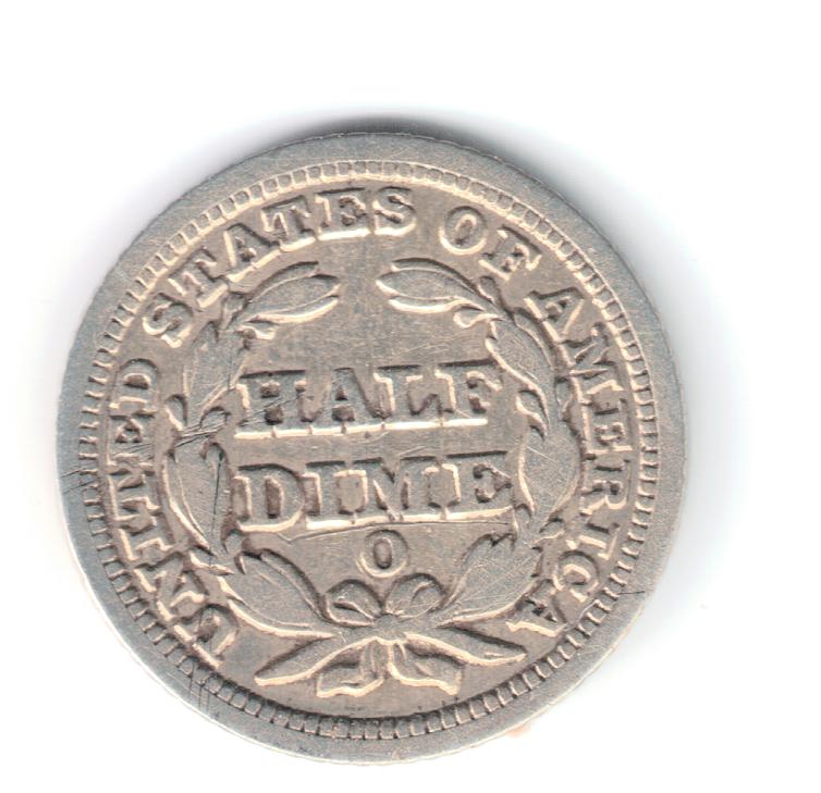 1853-O-Seated-Liberty-Half-Dime-With-Arrows