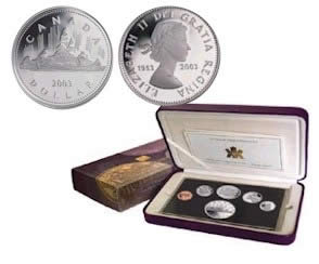 Voyageur-Dollars-In-Silver-1972,-2003,-2010