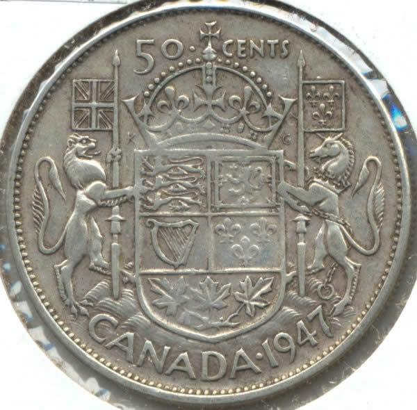 1947-Curved-7---50-Cent-Coin---Please-Grade
