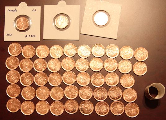 Opening-The-2012-Canada-Special-Wrap-1-Penny-Roll