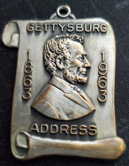 Found-Gettysburg-/-Lincoln-Silver-Pendant---Help-With-A-Value-Please