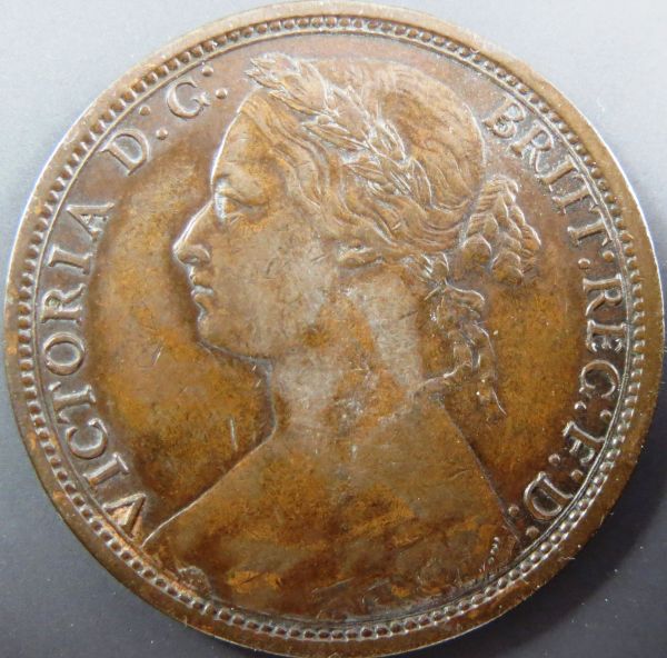 1874-'H'-Penny-With-Die-Pressing-Error---Worth-Anything?