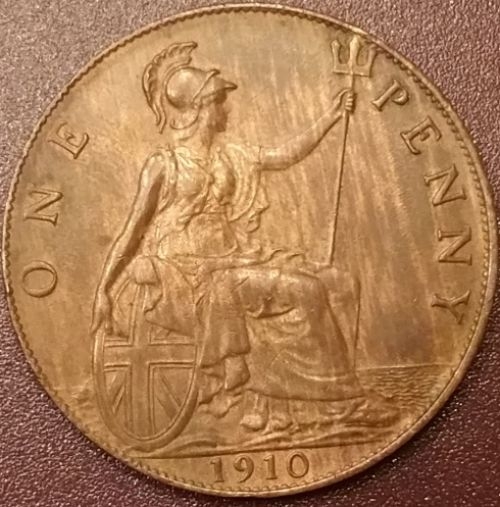 1910-Great-Britain-One-Penny-For-Grading