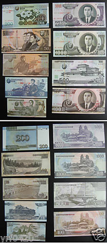 North-Korean-Commerative-Notes