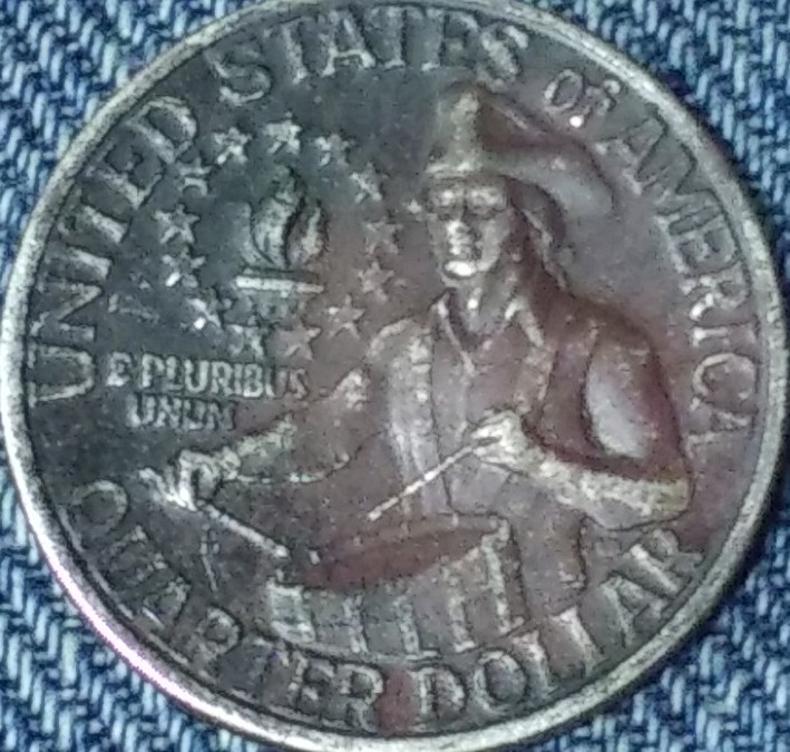 1976-Bicentenial-Washington-Quarter-/-Toning?