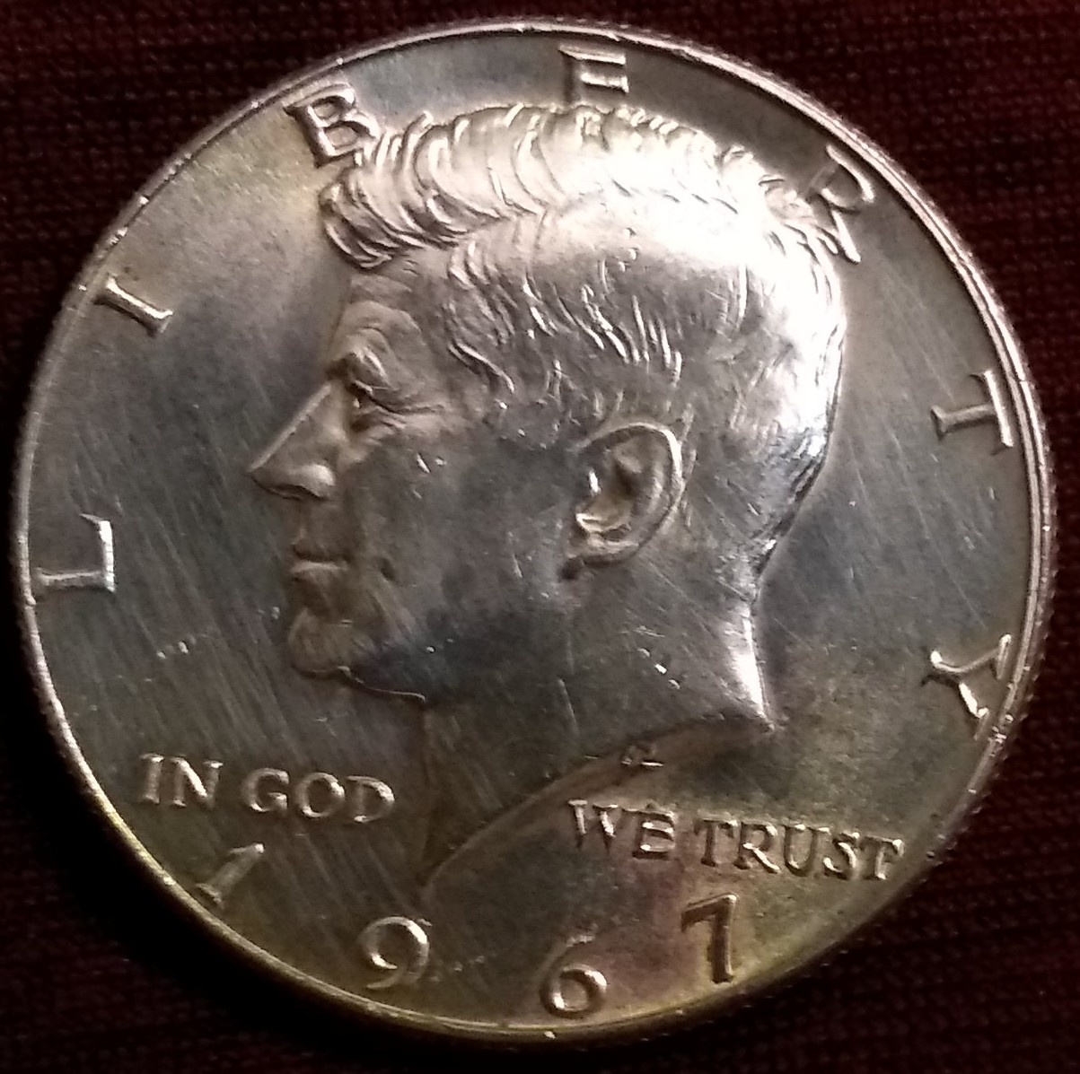 1953-D-Franklin-Half-Dollar/Green-Look