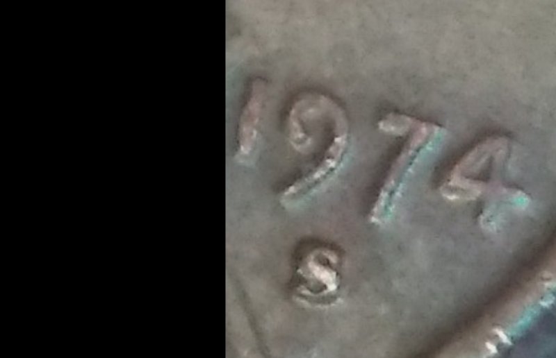 1974-S-Lincoln-Memorial-Cent/RRPM-CRH