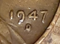1947-D-LWC/Mint-Damage/PMD