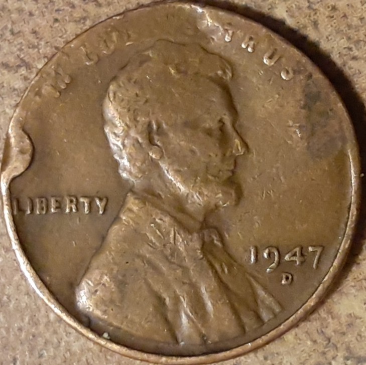 1947-D-LWC/Mint-Damage/PMD
