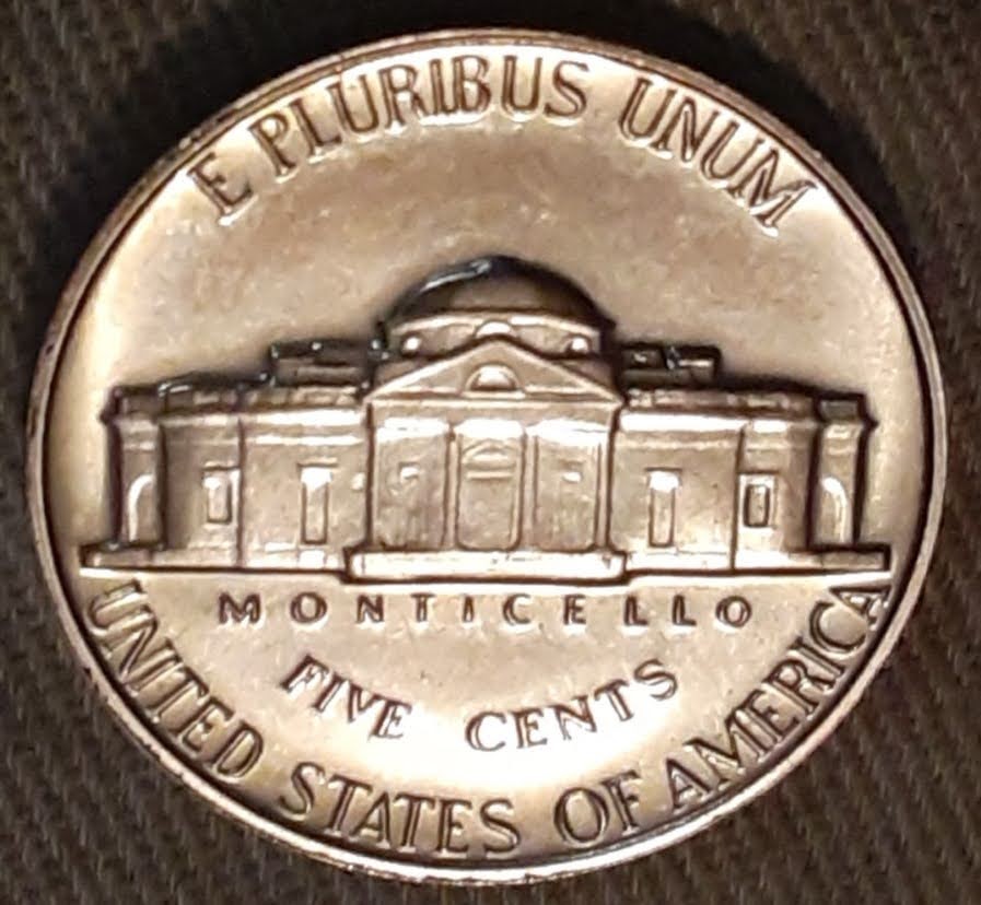 1964-P-Jefferson-Nickel-/-Satin-/-Fs?