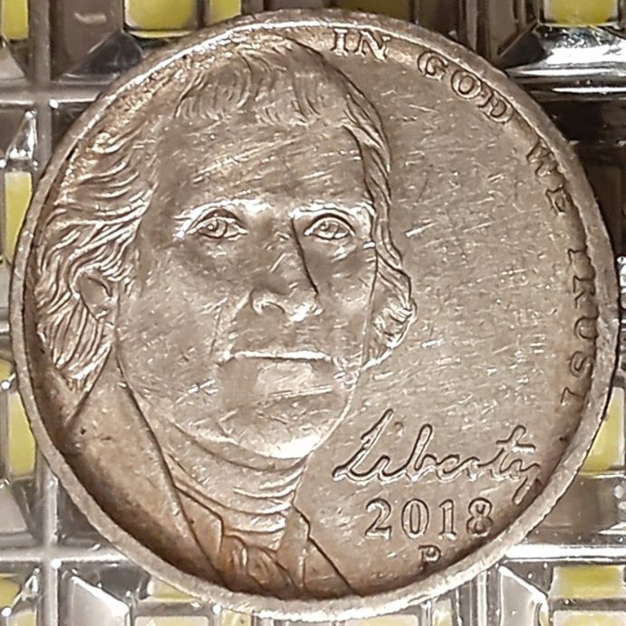 2018-P-Jefferson-Nickel/-Smaller-And-Thicker