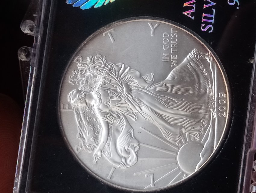 Slight-Toning-Around-Coin-2009-Silver-Dollar