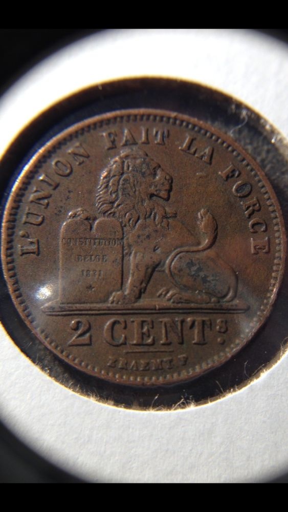 1909-Belgium-2-Cent