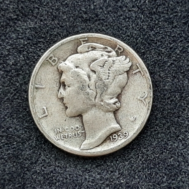 1939-Graded-Mercury-Dime-1/1
