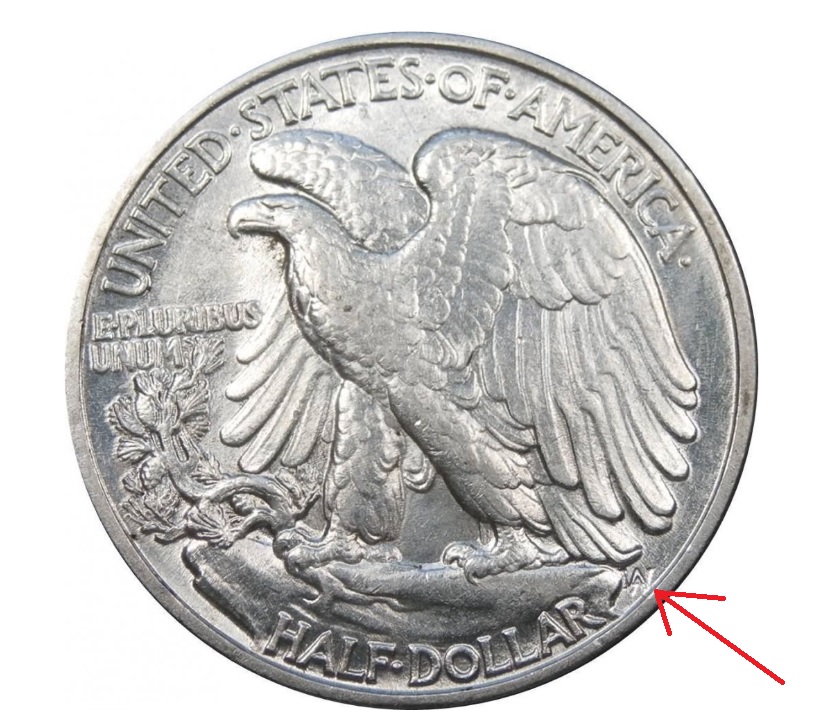A-1942-US-Silver-Half-Dollar-With-Possible-Designers-Initial-Symbol-Error