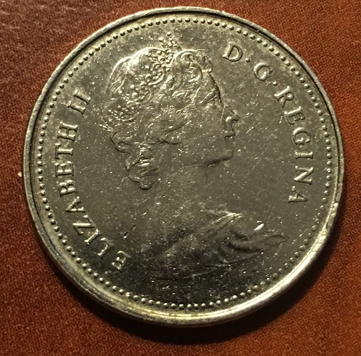 1981-Canada-1-Cent,-Silver-Color---Error-Coin-?-High-School-Experiment-?