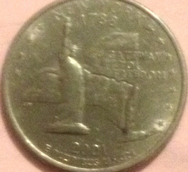 2001-D-State-Quarter-New-York-With-Possible-Black-Core?