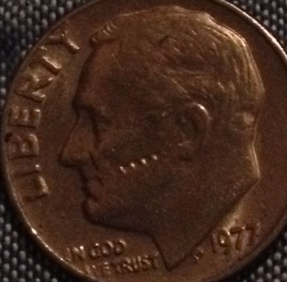 1977-Roosevelt-Dime-Stitches-On-Face