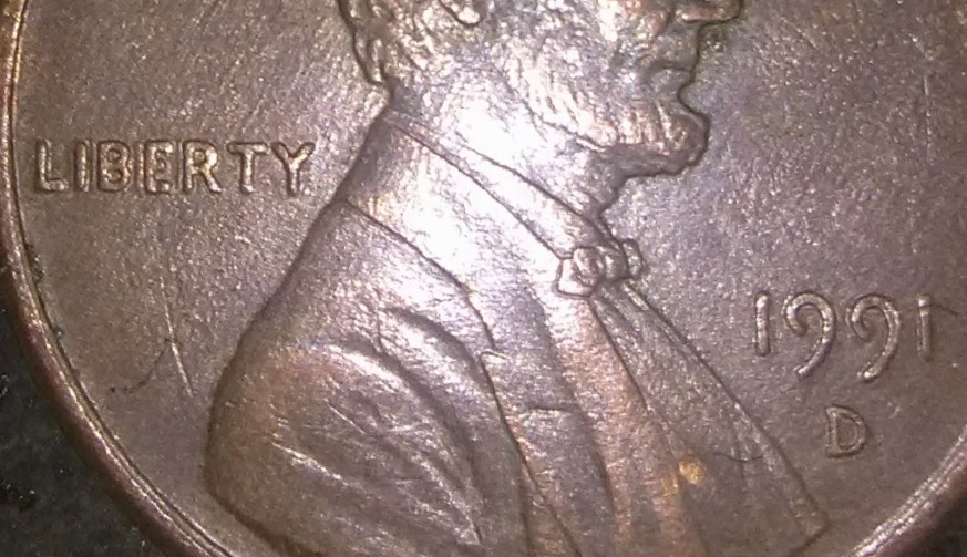 1991-D-Lincoln-Cent-Doubling-On-The-Obverse?