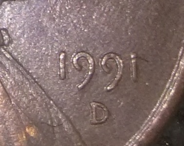 1991-D-Lincoln-Cent-Doubling-On-The-Obverse?