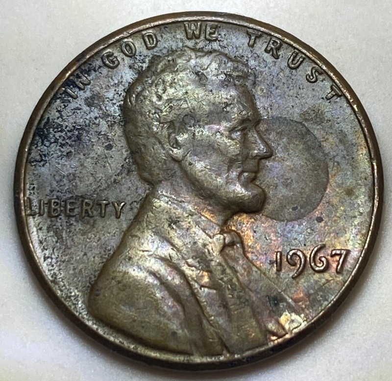 1967-P-Lincoln-Memorial-Cent---Missing-